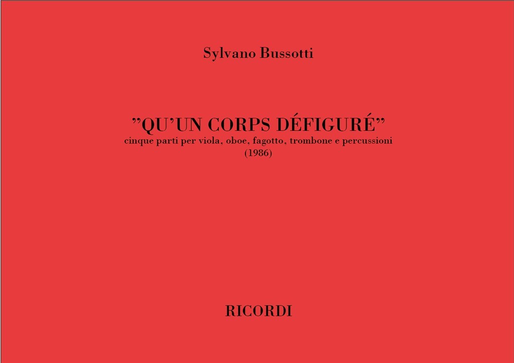 Qu'Un Corps Defigure